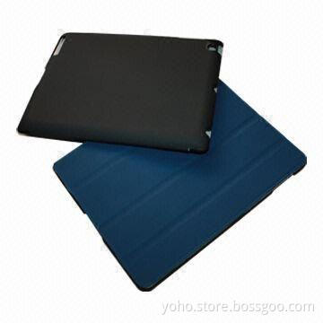 Ultra-slim Leather Cases for New iPad with Super Artificial, Magnetic to Faster Close